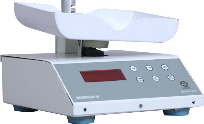HaemoCollect Blood Shaker weight monitor with 3 Dimension