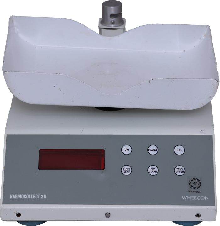 HaemoCollect Blood Shaker weight monitor with 3 Dimension